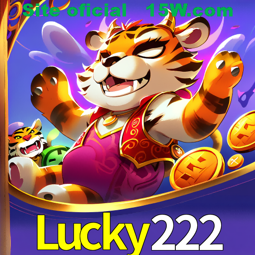 Imagem promocional da Lucky222 mostrando a plataforma e suas vantagens